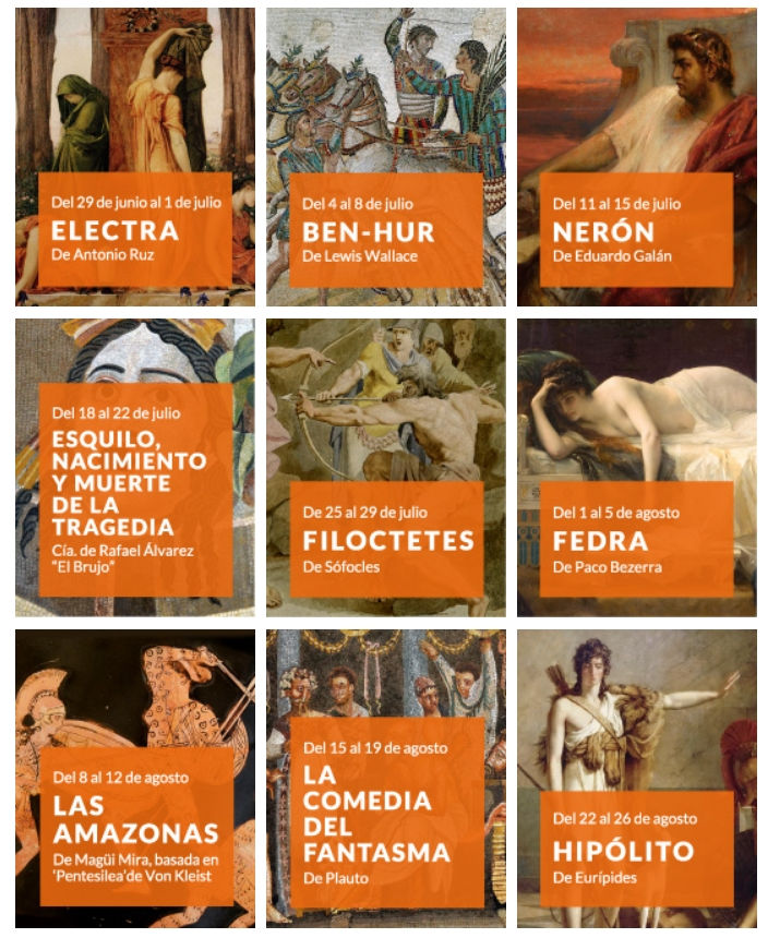 festival 2018 teatro clásico mérida listado de obras programación entradas