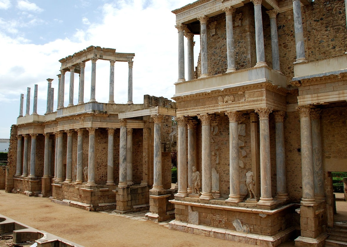 frente escena teatro romano